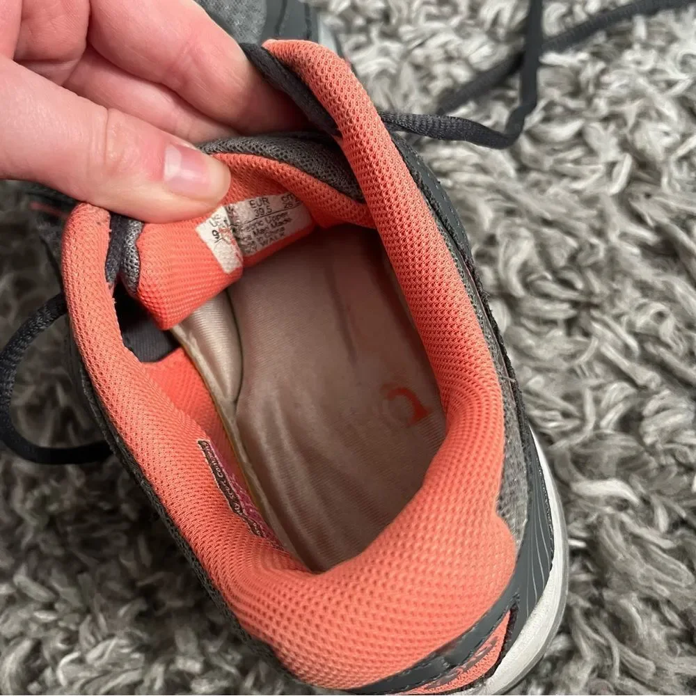 Ryka grey and orange sneakers size 9